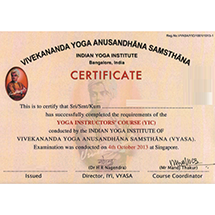 Best Private Yoga Trainer Singapore Certified by India Yoga Institute